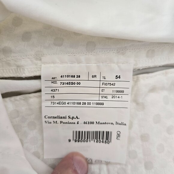 Corneliani ID cotton pants off-white - Picture 10 of 16